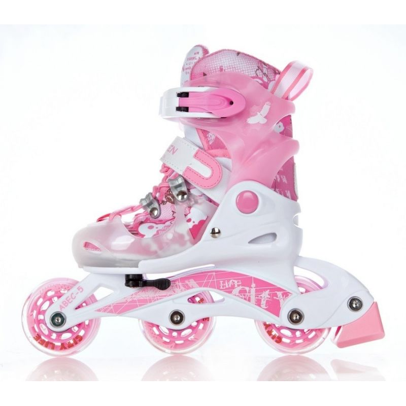 Roller Princess taille ajustable RAVEN White