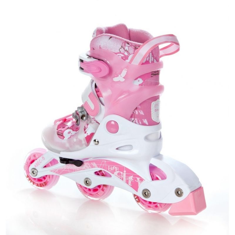 Roller Princess taille ajustable RAVEN White