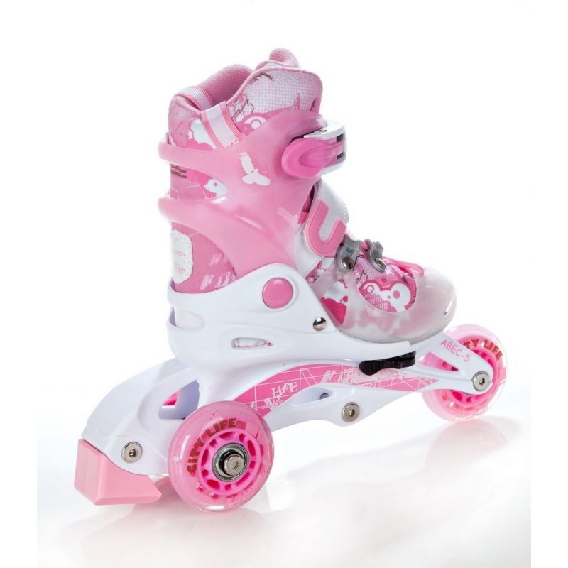 Roller Princess taille ajustable RAVEN White