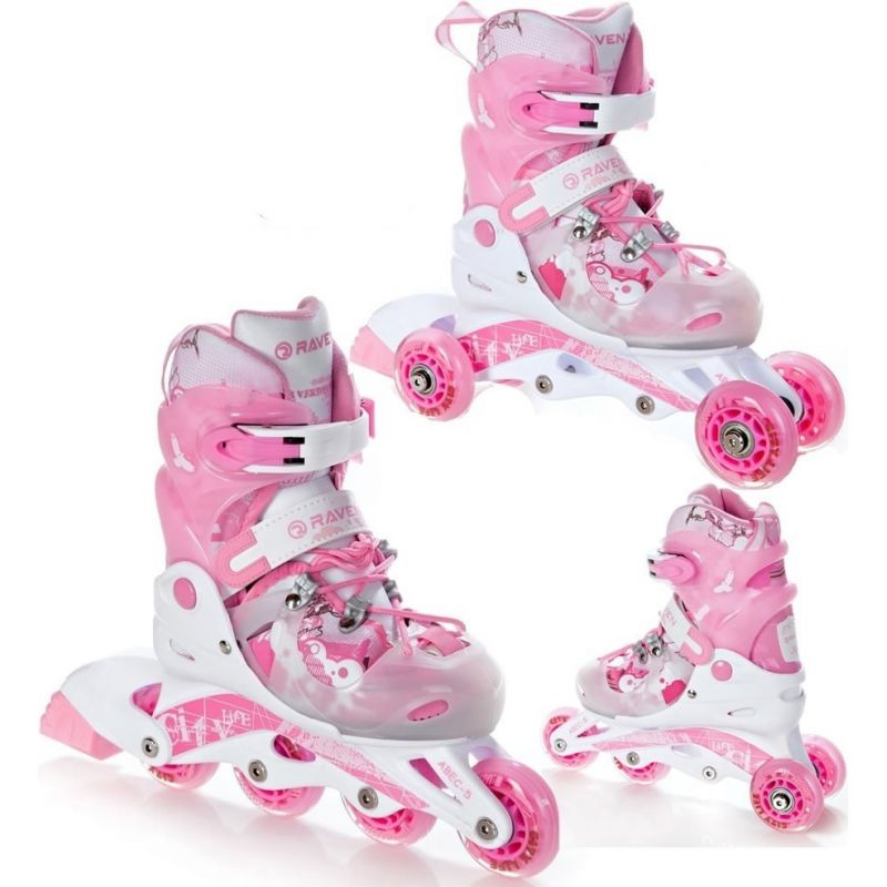 Licorne Rollers Enfant avec Roues Lumineux Patins à roulettes