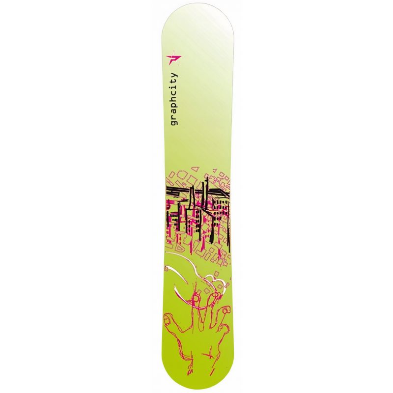 Graphcity Green PALE snowboard