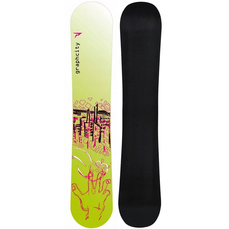 Graphcity Green PALE snowboard