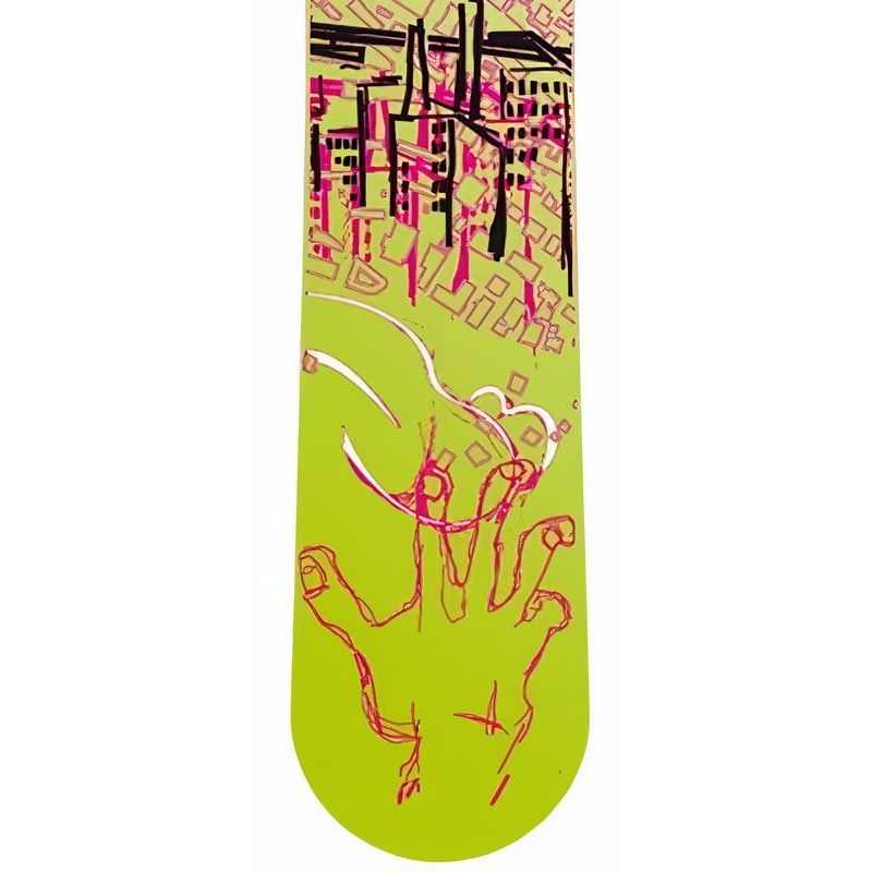 Graphcity Green PALE snowboard