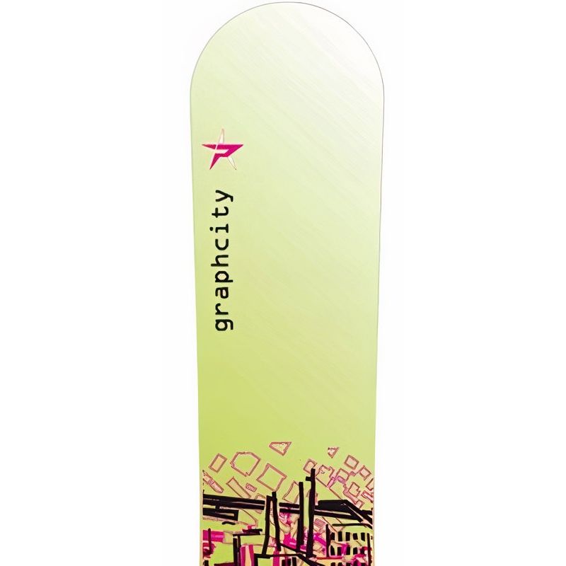 Graphcity Green PALE snowboard