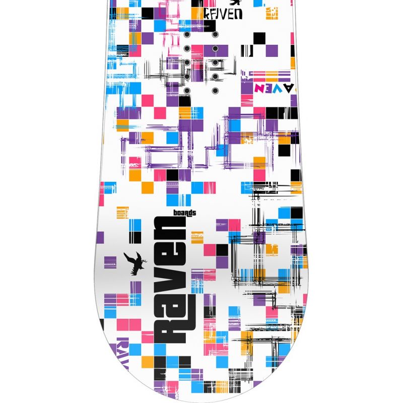 Grid white RAVEN snowboard