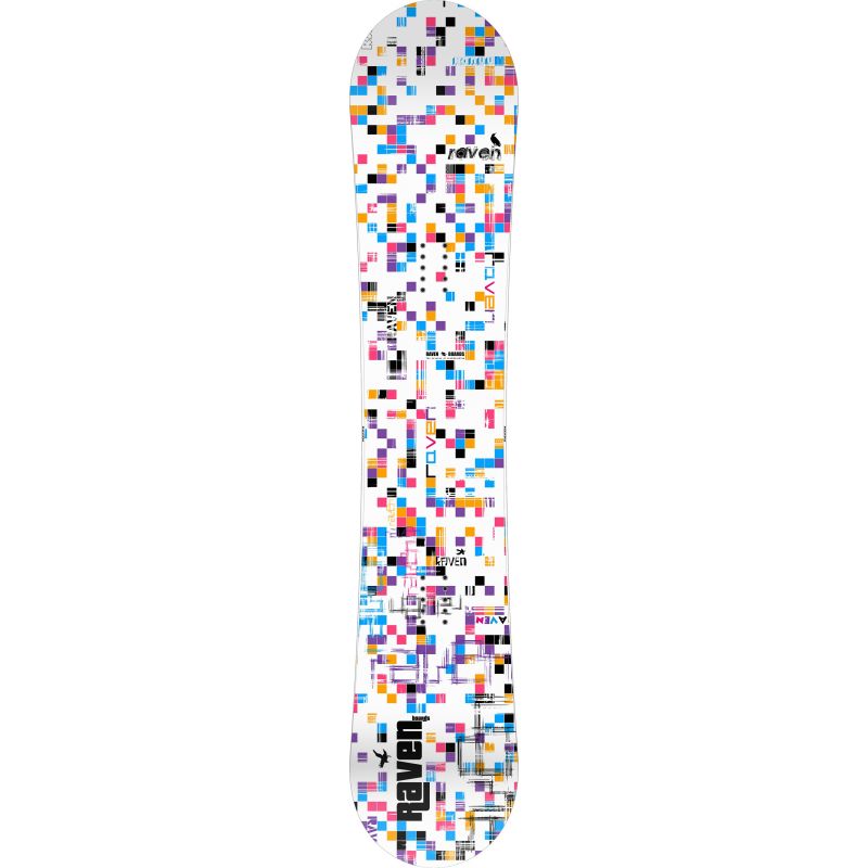 Grid white RAVEN snowboard