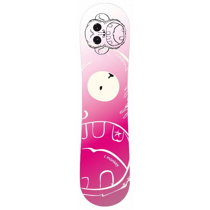 Monkey Pink PALE snowboard