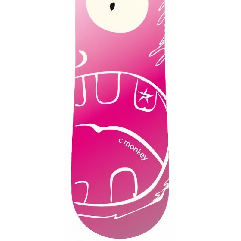 Monkey Pink PALE snowboard
