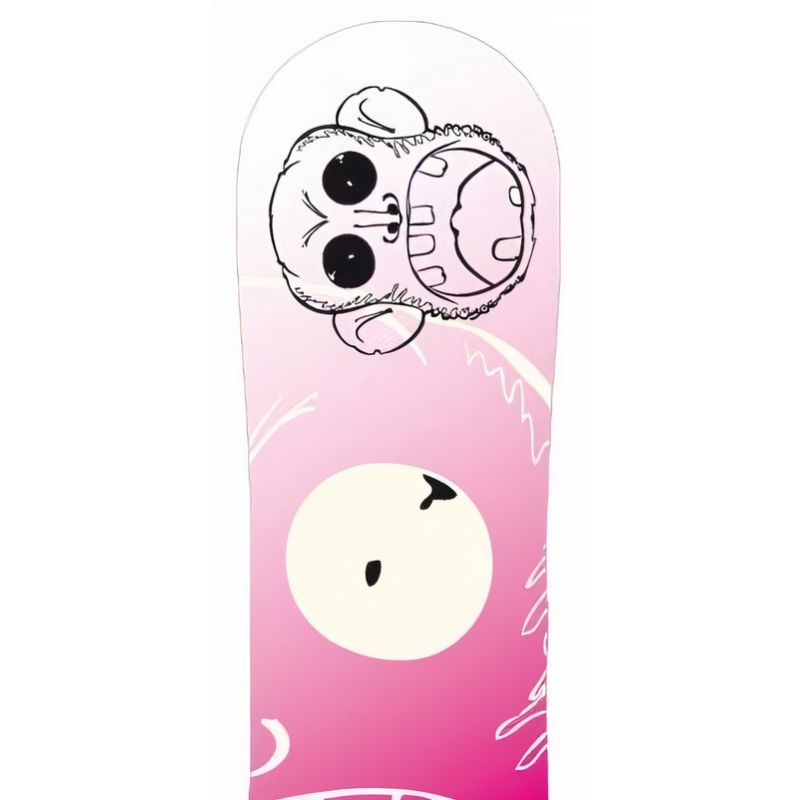 Monkey Pink PALE snowboard