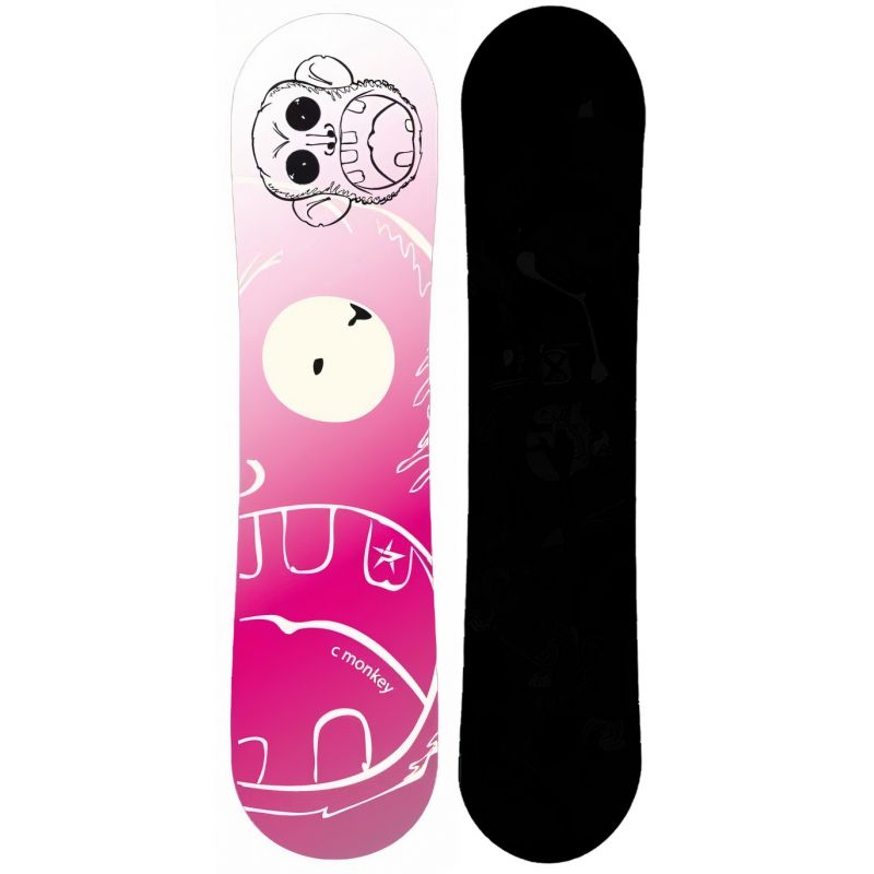 Monkey Pink PALE snowboard