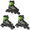 Roller Profession taille ajustable RAVEN Black vert 3en1
