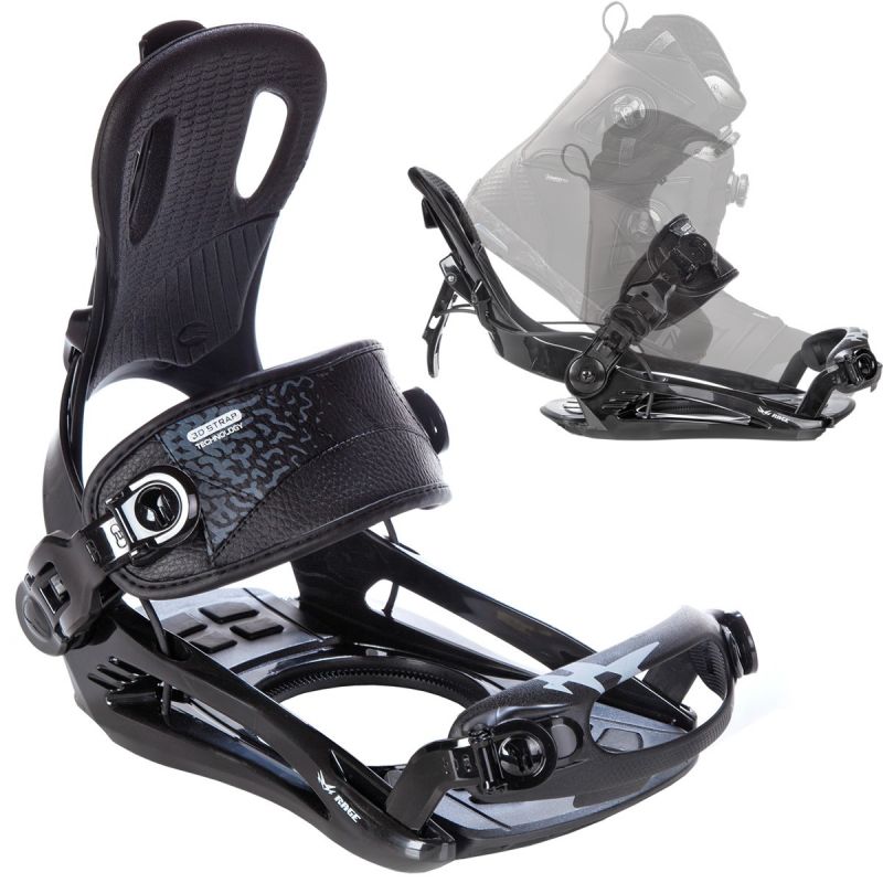 Fixation Rapide Rage FT270 FASTEC snowboard noir