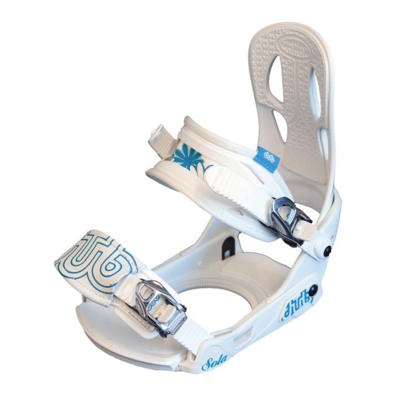 Fixation Sola DUB snowboard femme bleue