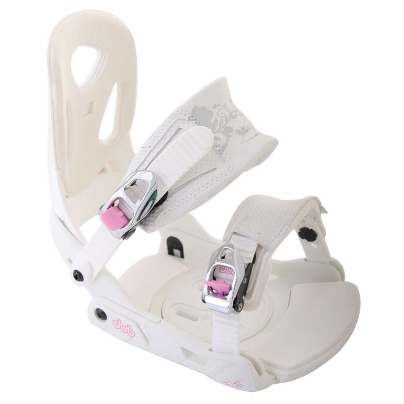 Fixation Sola DUB snowboard femme rose