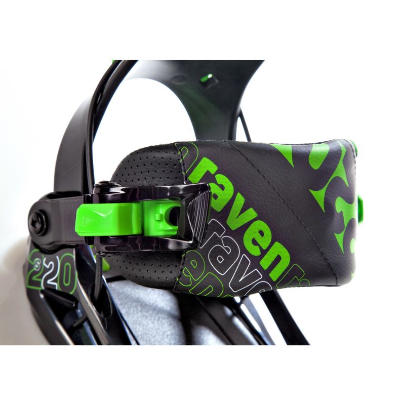 Fixation S220 Raven snowboard vert