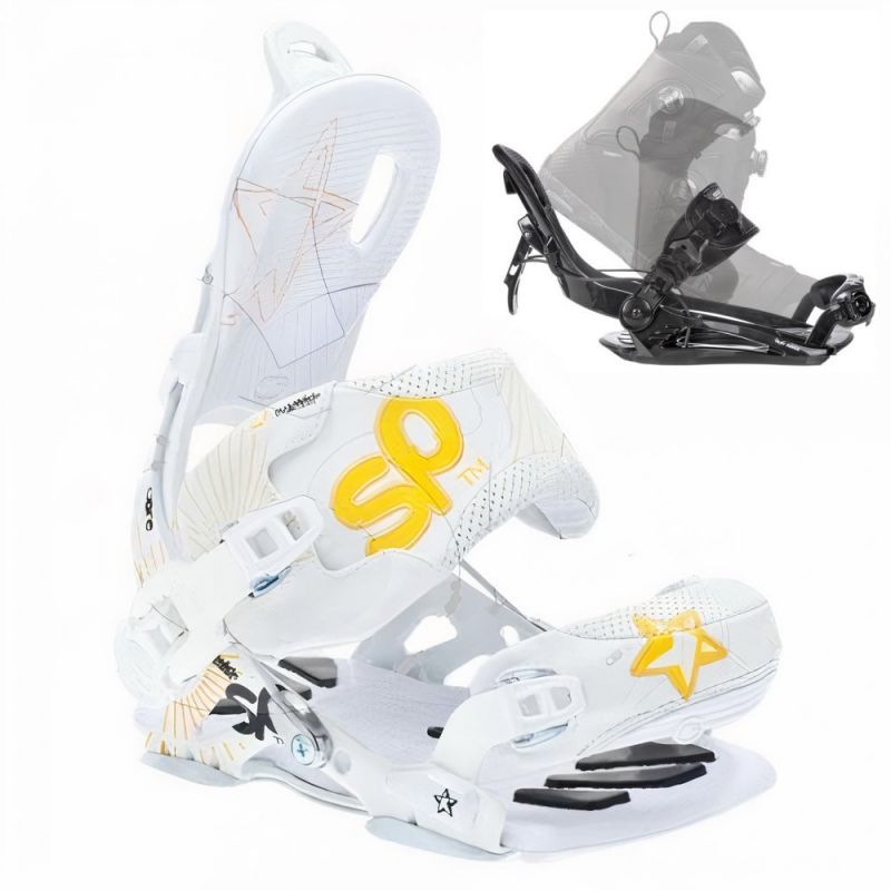 Fixation rapide Core Girl white SP snowboard