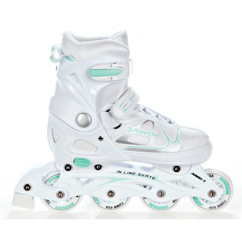 Roller Spirit blanc taille ajustable et modulable RAVEN