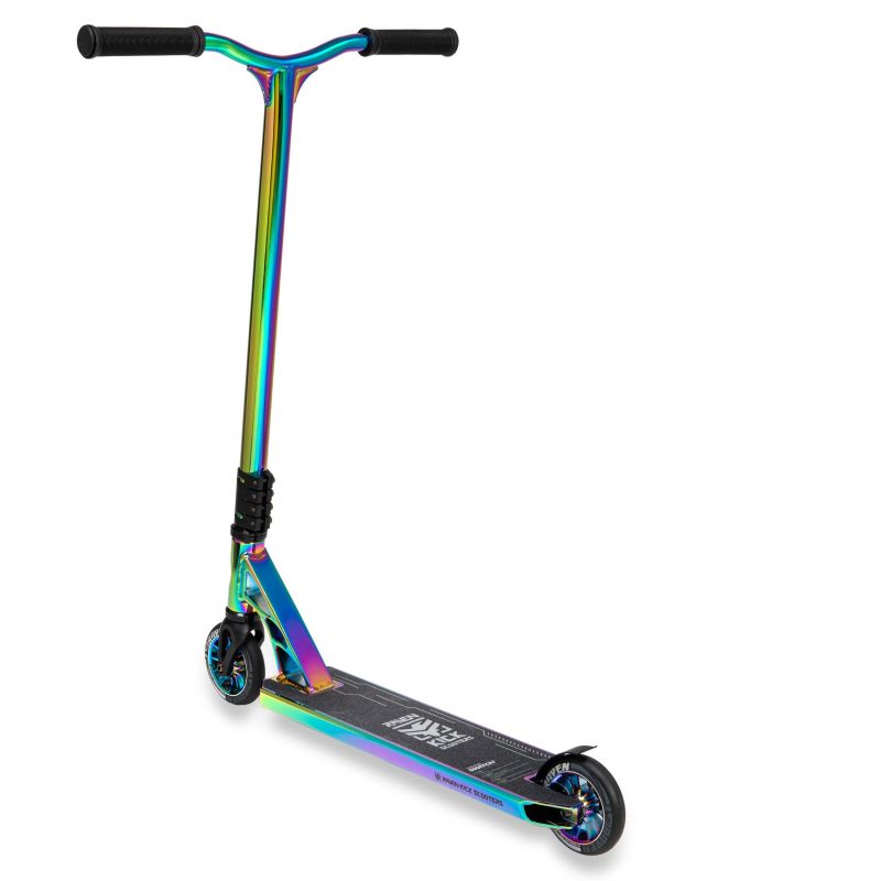 trottinette acrobatique freestyle Evolution Switch 110mm RAVEN Neo Chrome