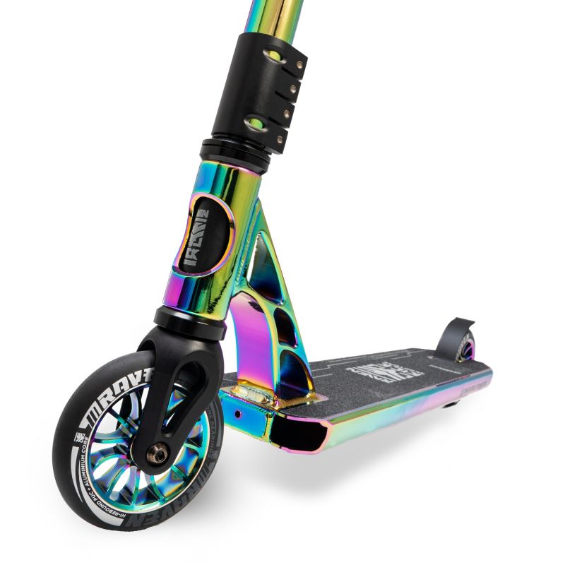 trottinette acrobatique freestyle Evolution Switch 110mm RAVEN Neo Chrome