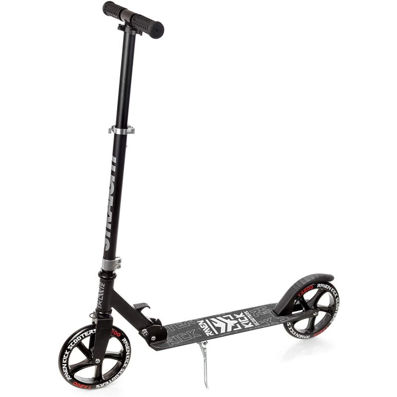 Trottinette de ville Raven straight 200mm Black Silver