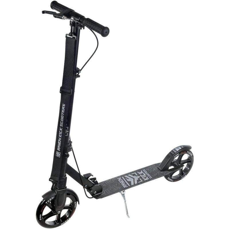 Trottinette de ville Raven straight PRO 200mm Black Front suspension