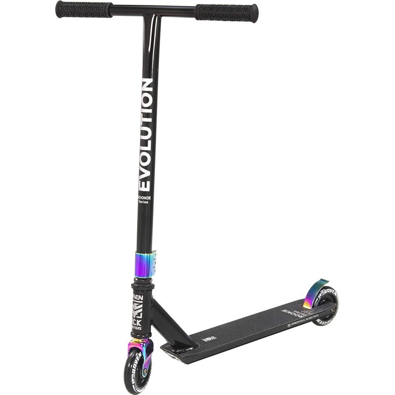 trottinette acrobatique freestyle Evolution Rookie 100mm RAVEN color