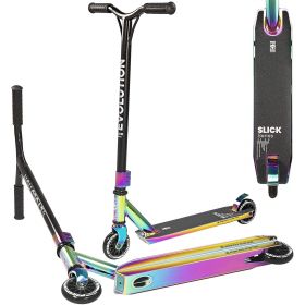 Trottinette Raven Trottinette freestyle Evolution Seeker 100mm Adulte  Enfant Mixte Freestyle Noir/Neo Chrome