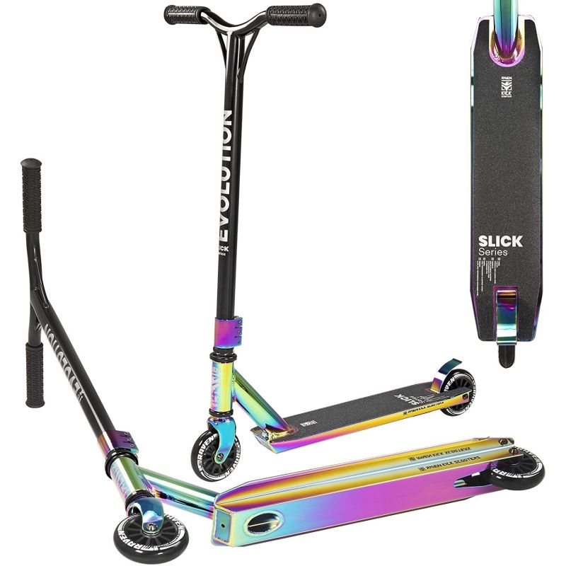 Trottinette freestyle Evolution Slick 100mm RAVEN