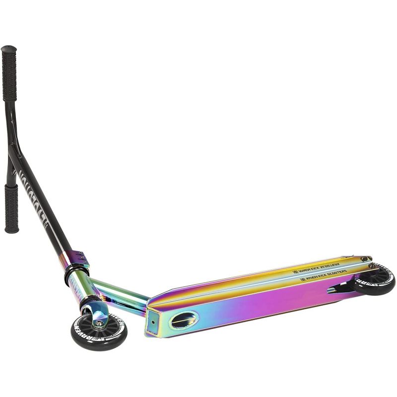 trottinette acrobatique freestyle Evolution Slick Series 100mm RAVEN Neo Chrome