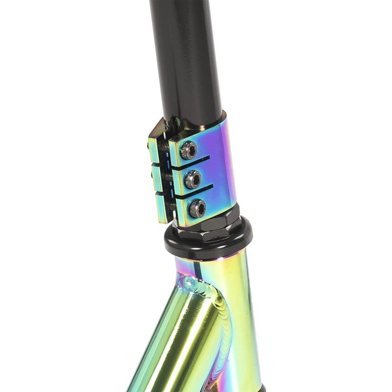 trottinette acrobatique freestyle Evolution Slick Series 100mm RAVEN Neo Chrome