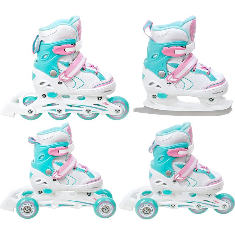 Roller en ligne Lia roue LED + patin à glace Enfant Mixte taille