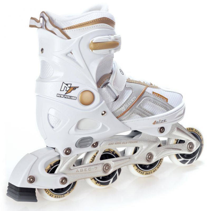 Roller Pulse taille ajustable RAVEN White