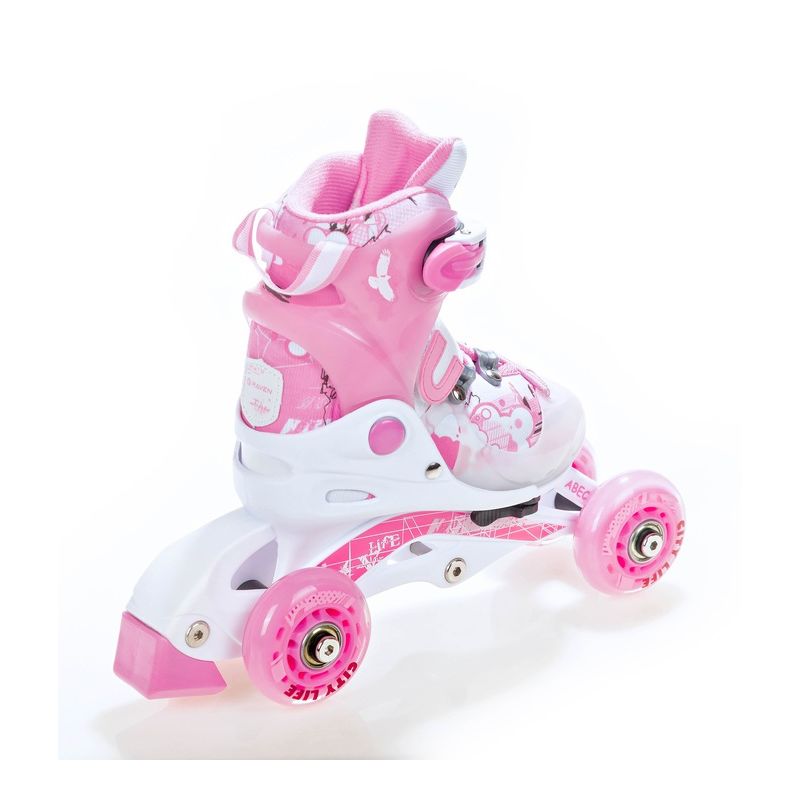 Roller Princess taille ajustable RAVEN White