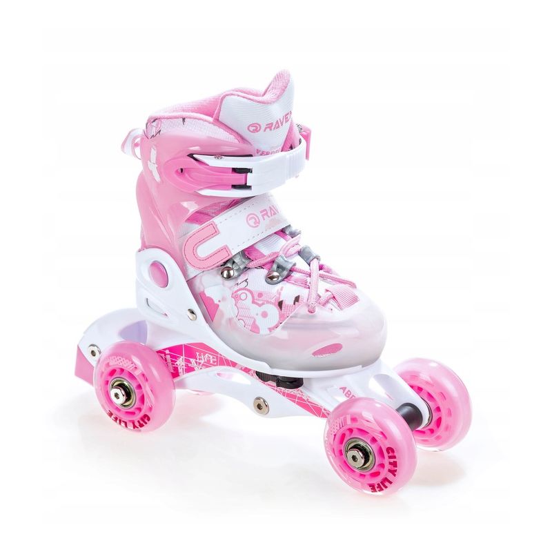 Roller Princess taille ajustable RAVEN White