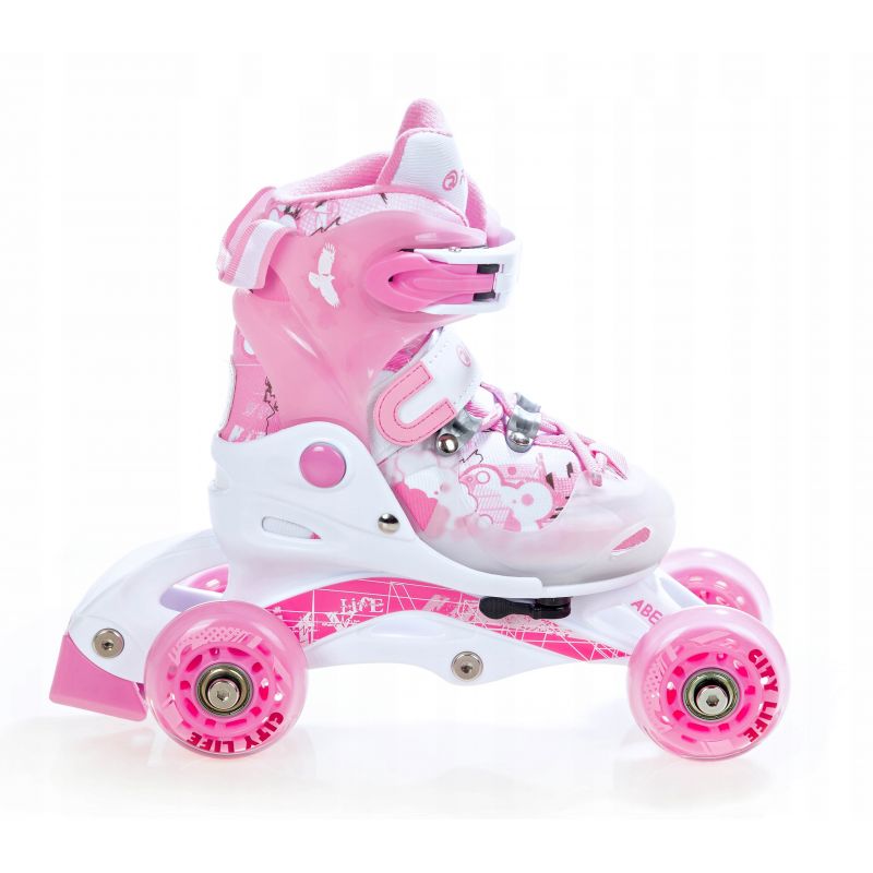 Roller Princess taille ajustable RAVEN White