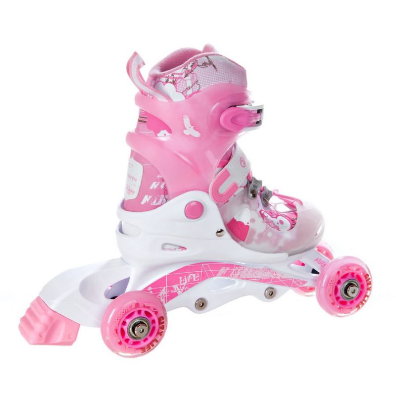 Roller Princess taille ajustable RAVEN White