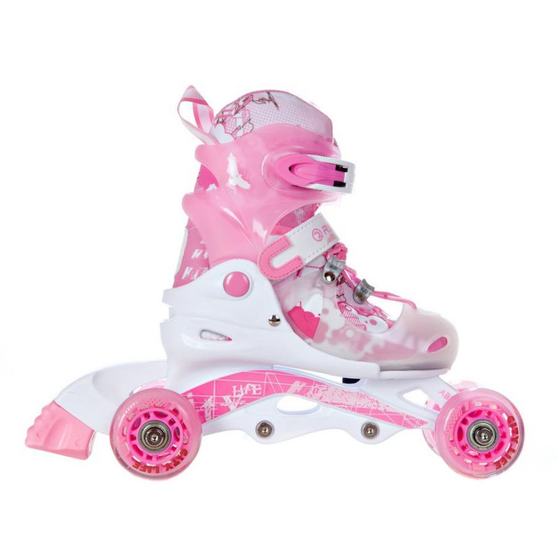 Roller Princess taille ajustable RAVEN White