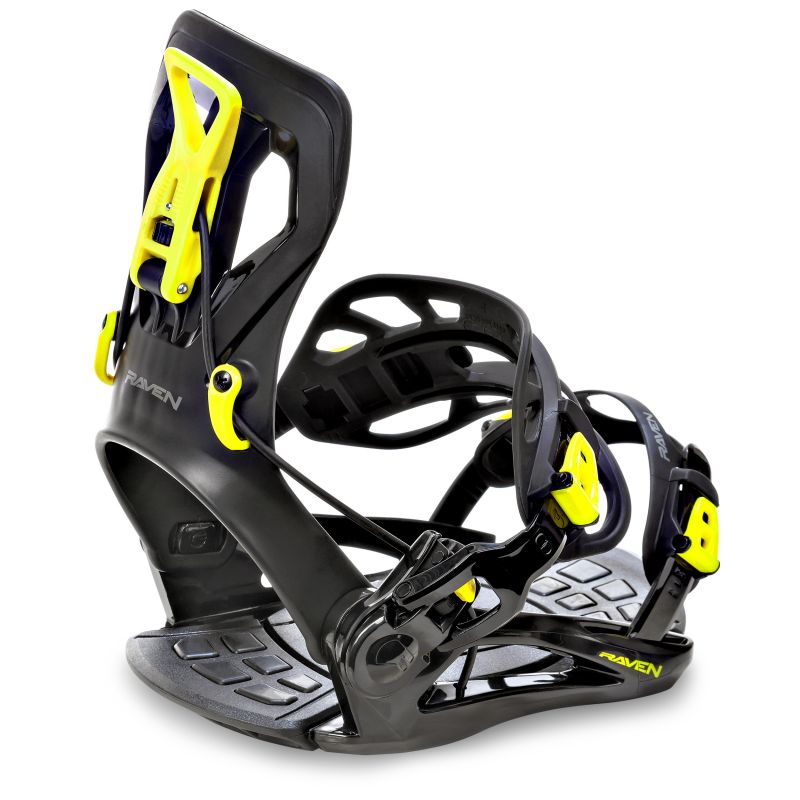 Fixation snowboard Rapide fastec FT360 RAVEN Lemon