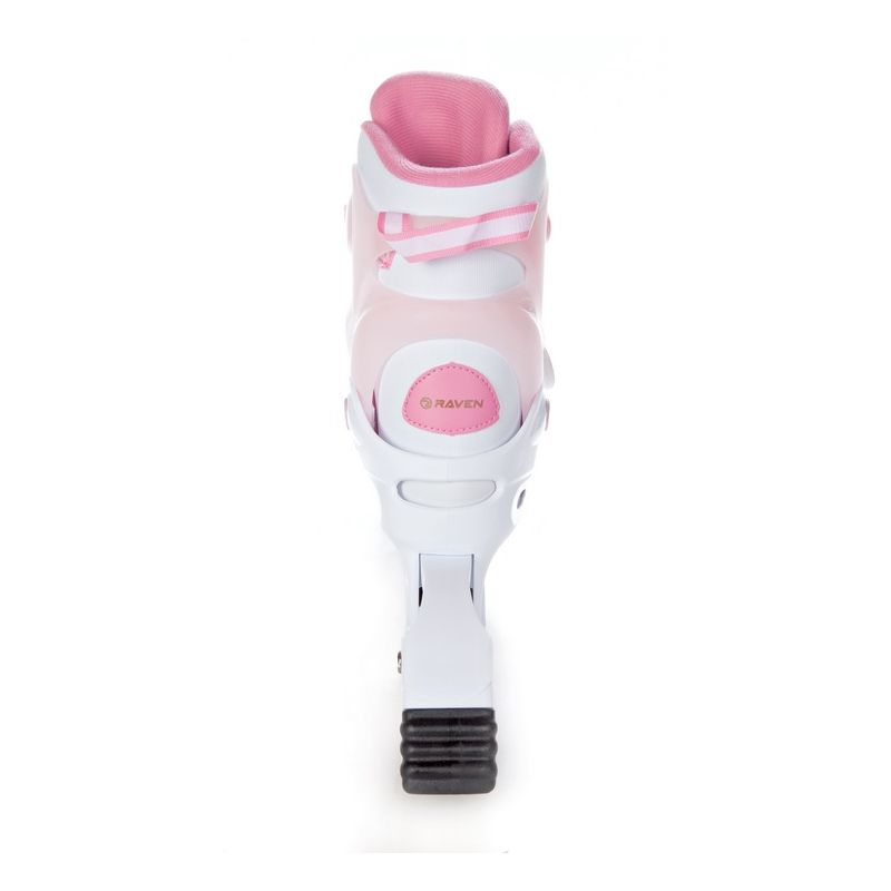 Roller Laguna transformable et ajustable RAVEN blanc/rose