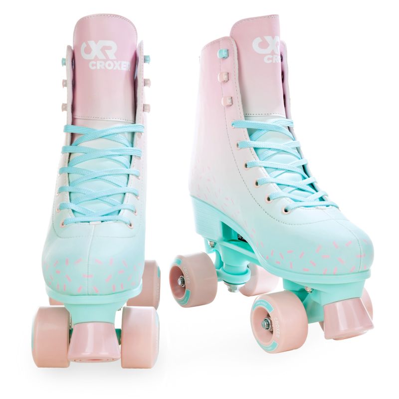 Patins à roulettes pour Femmes et Hommes,Roller Chaussure Quad