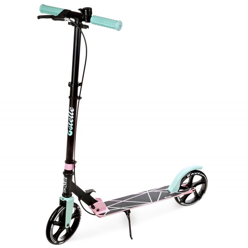 Trottinette pour enfants trottinette de ville scooter pliable réglable en  hauteur rose