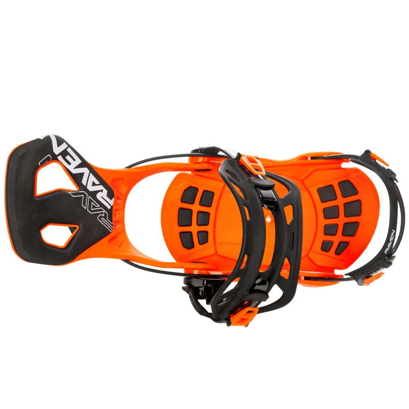 Fixation snowboard Rapide fastec FT360 RAVEN orange