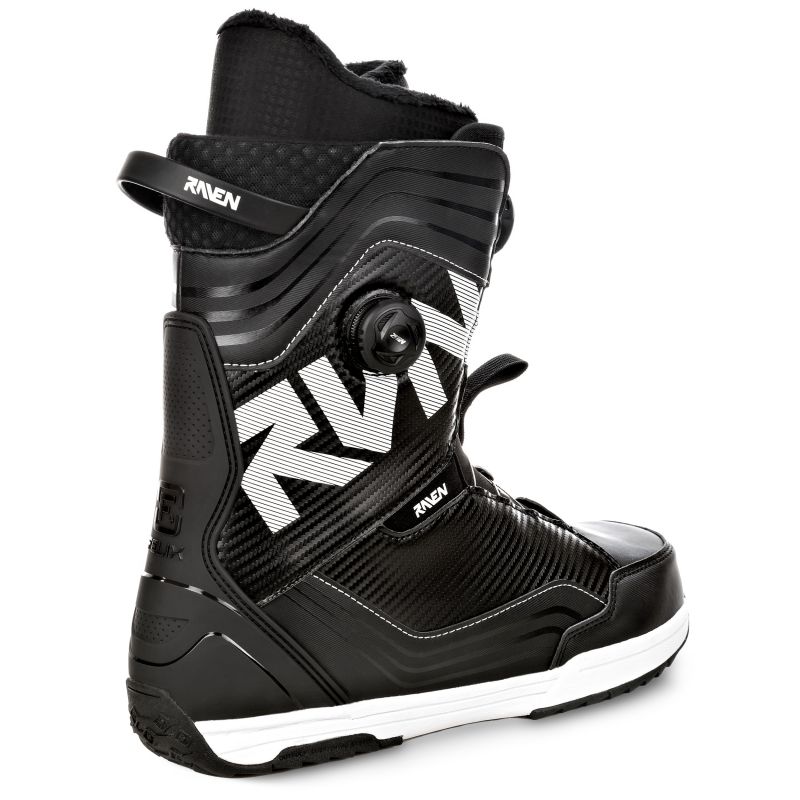 Boots RVN Pro dual RAVEN snowboard chaussage rapide double système MOZ