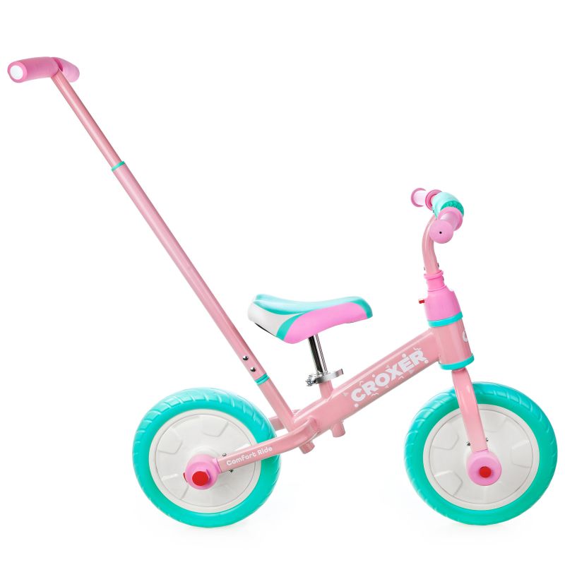 Draisienne DUOS Croxer vélo 2en1 pour tout petit - menthe rose