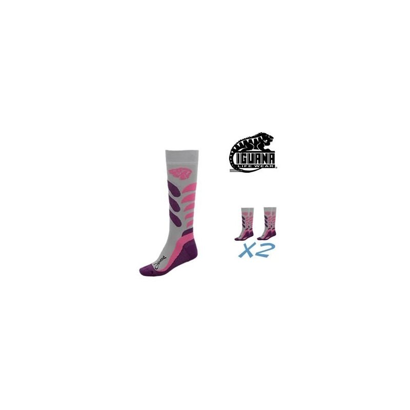 paires chaussettes enfant IGUANA ski snowboard