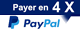 paiement 4 fois par Paypal