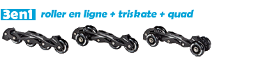 roller en ligne - patins a roulettes - triskate