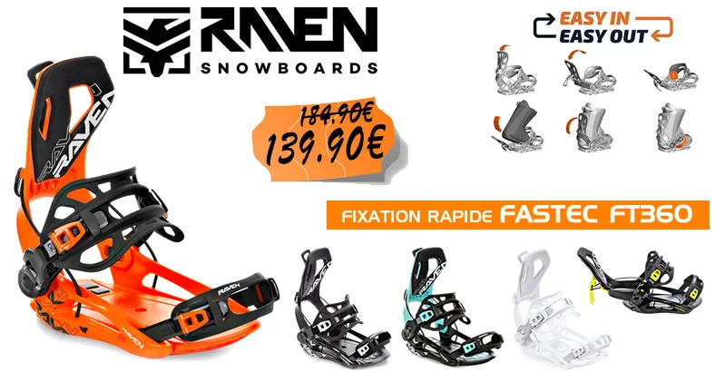 Fixation Fastec RAVEN FT360 - Performance et Rapidité
